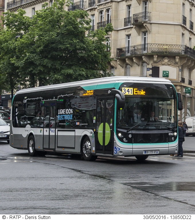 Ratp And Stif Launch The First Fully Electric Standard Bus Line In The Paris Region Zeeus Zero Emission Urban Bus System